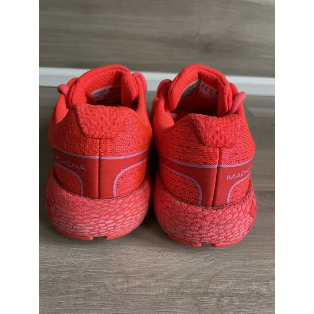Under Armour Womens HOVR Machina 3021956-602 Red Running‎ Shoes Sneakers Size 6 - Picture 4 of 12